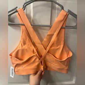 Medium Support PowerSoft Cross-Strap Sports Bra for Women - Size Large